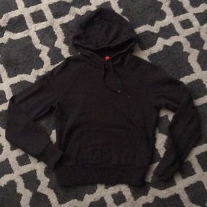 H & M Divided black hooded sweatshirt